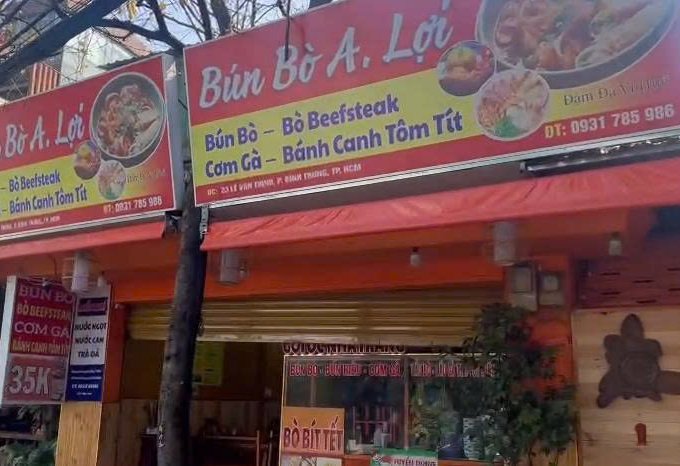 CHO THUÊ MẶT BẰNG KINH DOANH QUÁN ĂN 2 TẦNG