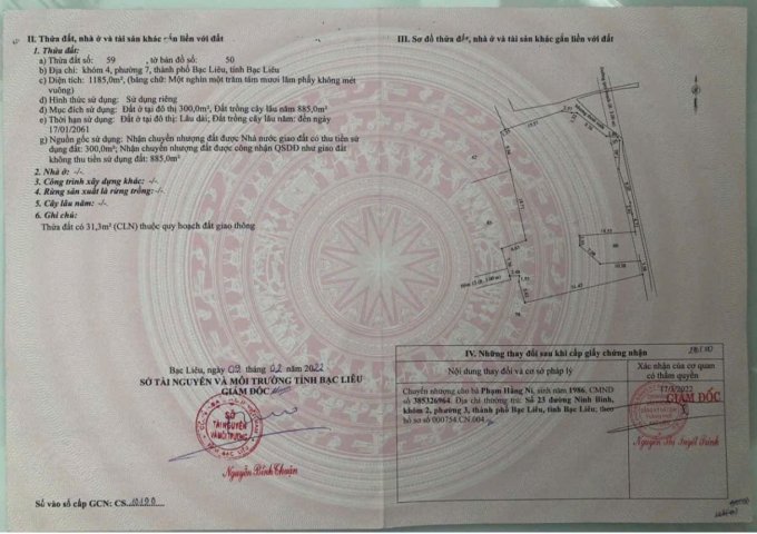 VỊ TRÍ VÀNG GIỮA TRÁI TIM TP. BẠC LIÊU — ĐẤT Ở & DỊCH VỤ, GIÁ TRỊ CAO NHẤT KHU VỰC