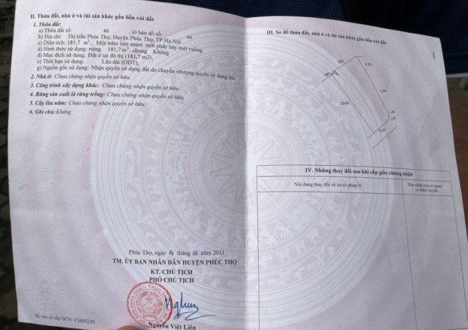 ⭐Sở hữu ngay lô đất đẹp – Giá tốt – Vị trí đắc địa tại TT Phúc Thọ, Hà Nội, 0963884276.