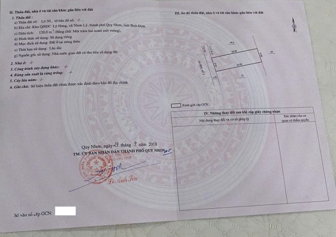 CHÍNH CHỦ BÁN GẤP – LÔ ĐẤT BIỂN NHƠN LÝ, TP. QUY NHƠN