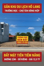 BÁN ĐẤT KHU DÂN CƯ TÂN BÌNH – VỊ TRÍ ĐẮC ĐỊA, PHÁP LÝ RÕ RÀNG, TIỀM NĂNG SINH LỜI CAO