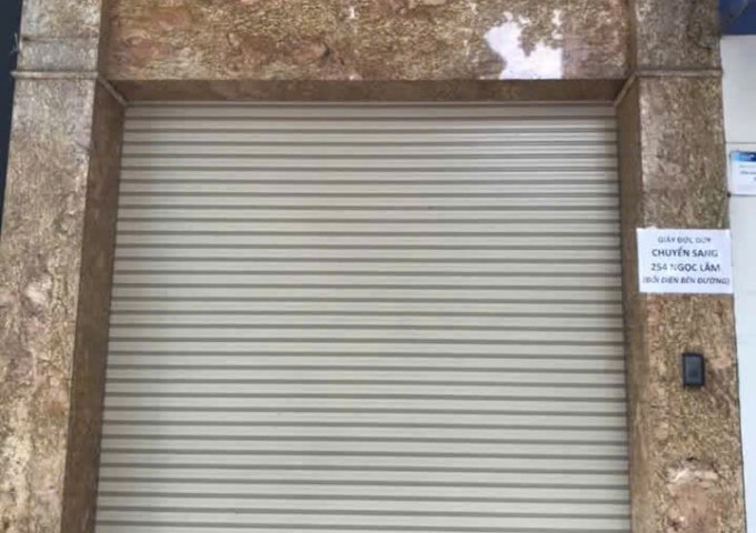 Chính chủ cho thuê tầng 1 nhà mặt phố số 289 Ngọc Lâm, Long Biên, Hà Nội