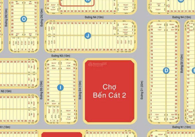 CHO THUÊ ĐẤT KHU GOLDEN CENTER CITY – PHƯỜNG MỸ PHƯỚC, TX BẾN CÁT, BÌNH DƯƠNG