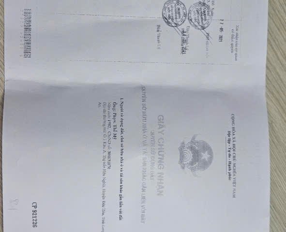 BÁN ĐẤT MẶT TIỀN TỈNH LỘ 823 – VỊ TRÍ ĐẸP, GẦN TRƯỜNG HỌC Và TRUNG TÂM HÀNH CHÍNH