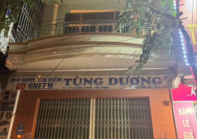 CHO THUÊ NHÀ MẶT TIỀN LÊ HỒNG PHONG – PHƯỜNG NAM NHA TRANG – KHU BUÔN BÁN SẦM UẤT