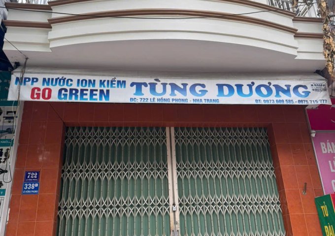 CHO THUÊ NHÀ MẶT TIỀN LÊ HỒNG PHONG – PHƯỜNG NAM NHA TRANG – KHU BUÔN BÁN SẦM UẤT