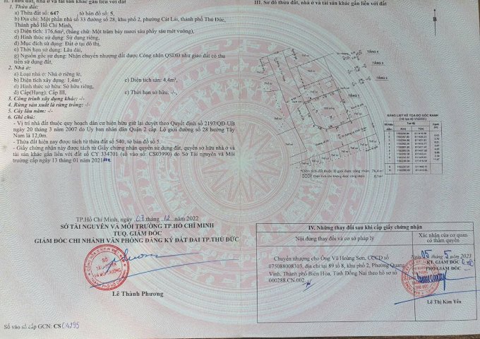 Chính chủ gửi bán lô đất góc 2 mặt tiền đường 28, phường Cát Lái, Quận 2 (TP Thủ Đức).