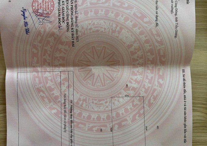 CHÍNH CHỦ BÁN ĐẤT MẶT TIỀN ĐƯỜNG NGUYỄN THÌN – XÃ BÌNH ÂN, GÒ CÔNG ĐÔNG