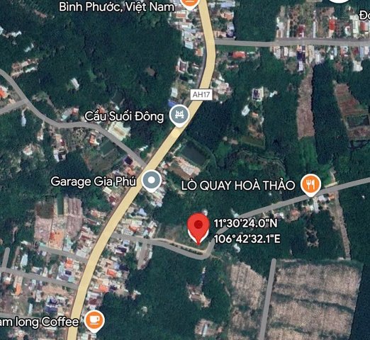 BÁN ĐẤT MẶT TIỀN ĐƯỜNG SỐ 17 – MINH THẮNG  2 MẶT TIỀN TRƯỚC SAU