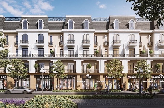 Bán nhà 5 tầng, đường 36m, Hoàng Huy Green river