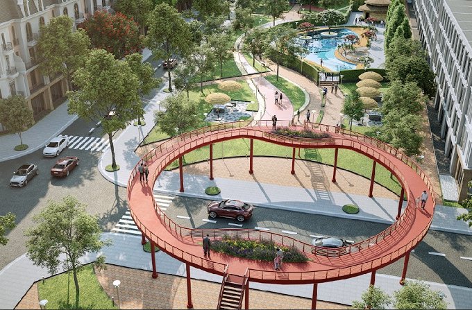 Bán nhà 5 tầng, đường 36m, Hoàng Huy Green river