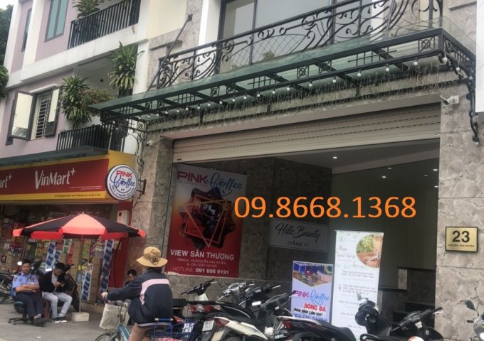 Cho thuê Cửa hàng, MBKD, Văn Phòng tại tòa nhà mặt phố Nguyễn Văn Huyên,Cầu Giấy,Hà Nội. 09.8668.1368